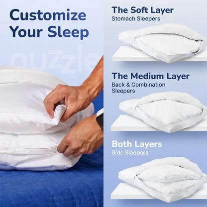Nuzzle Cooling Adjustable Pillow – Standard source product image