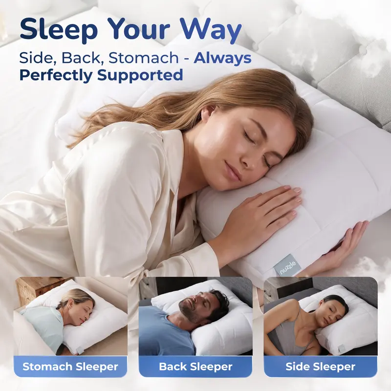Nuzzle Cooling Adjustable Pillow – Standard source product image