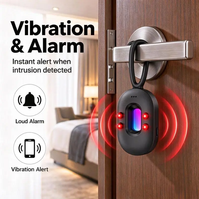 Portable Infrared Lens Finder and Vibration Alarm – White Duo source product image