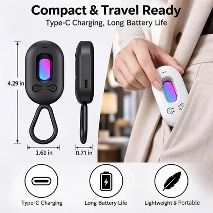Portable Infrared Lens Finder and Vibration Alarm – White Duo source product image