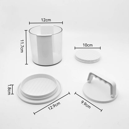 Patty press components and separator disks