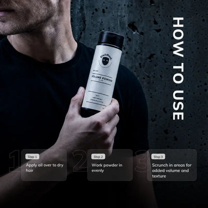 BlackMask Texture Powder for Men - Instantly Adds Texture & Volume with Strong Hold, Gentle Cleansing - Dermatologist Tested original gallery 2