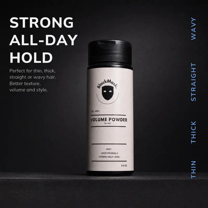BlackMask Texture Powder for Men - Instantly Adds Texture & Volume with Strong Hold, Gentle Cleansing - Dermatologist Tested original gallery 3