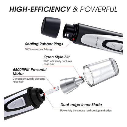 Ear and Nose Hair Trimmer Clipper - 2026 Professional Painless Eyebrow & Facial Hair Trimmer for Men Women,Battery-Opera original product photo