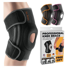 Knee Brace with Side Stabilizers and Patella Gel Pads original product photo