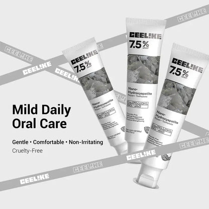 CEELIKE 7.5% Nano-Hydroxyapatite Toothpaste – Matching Duo – product view