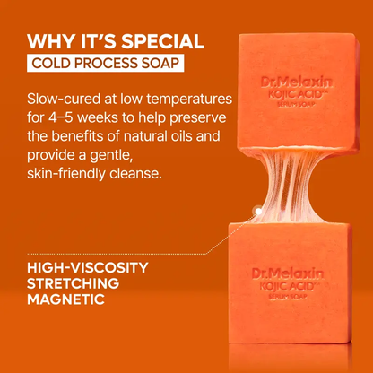 Dr.Melaxin Kojic Acid Turmeric Serum Soap Duo source product image