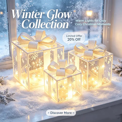 Christmas Light Gift Boxes - Style 1