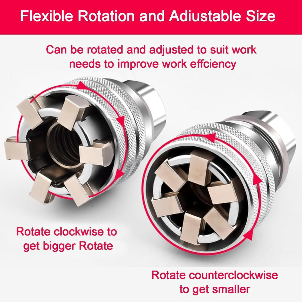 Adjustable Universal Socket & Adapter Set — 2 Kits — original product view 3