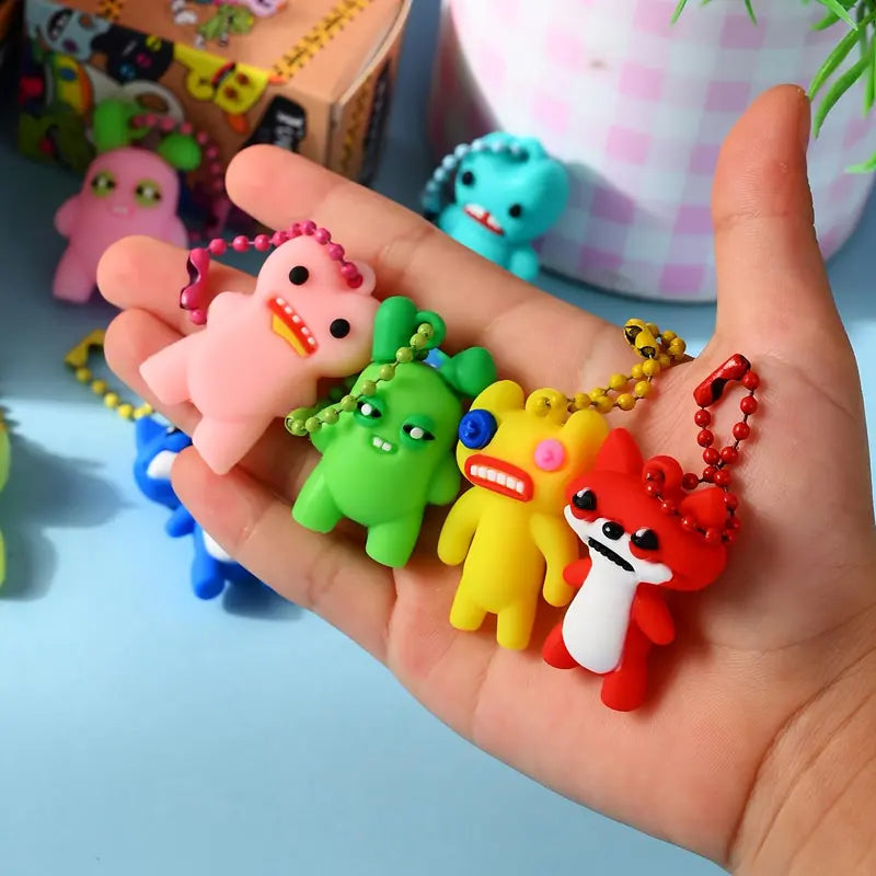 Cute Monster Mini Keychains – Forty-Eight-Piece Bundle original product photo