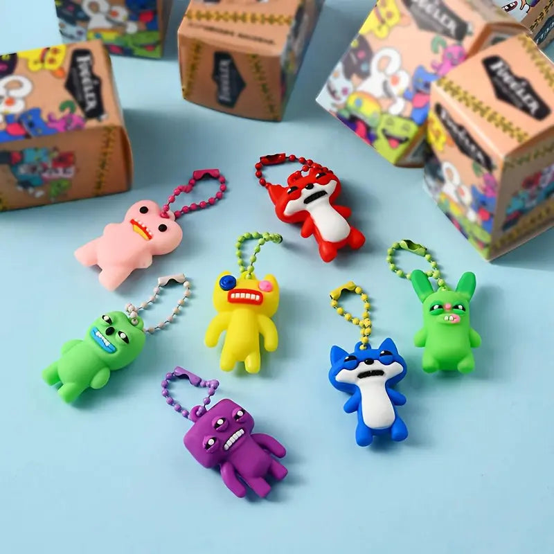 Cute Monster Mini Keychains – Forty-Eight-Piece Bundle original product photo