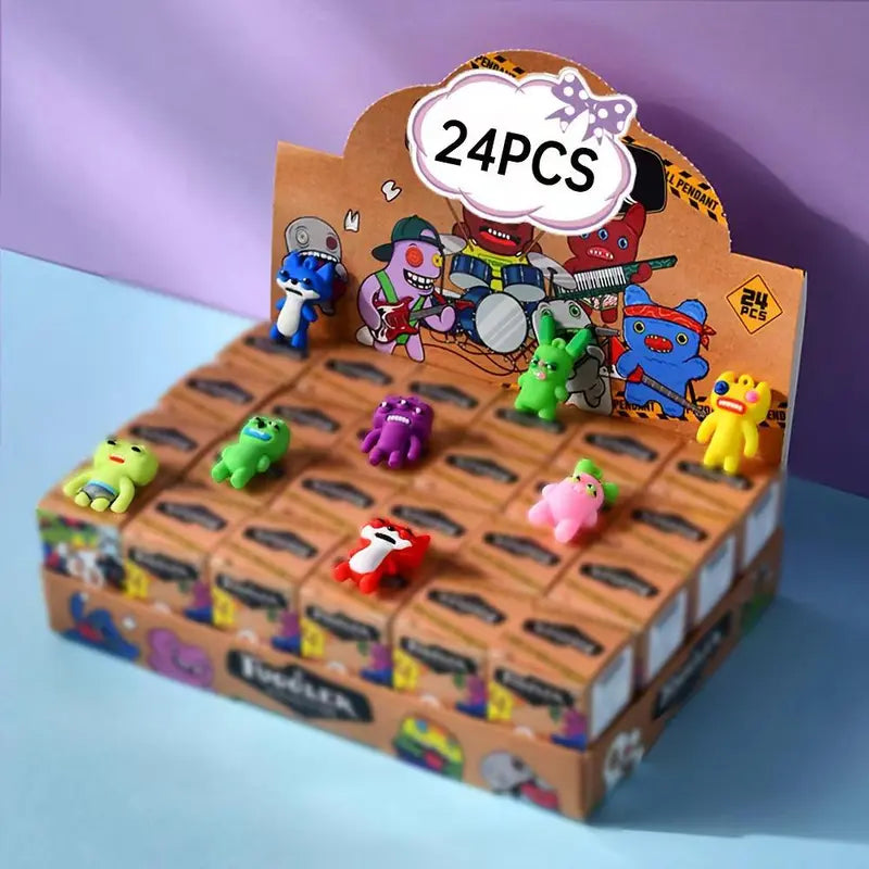 Cute Monster Mini Keychains – Forty-Eight-Piece Bundle original product photo