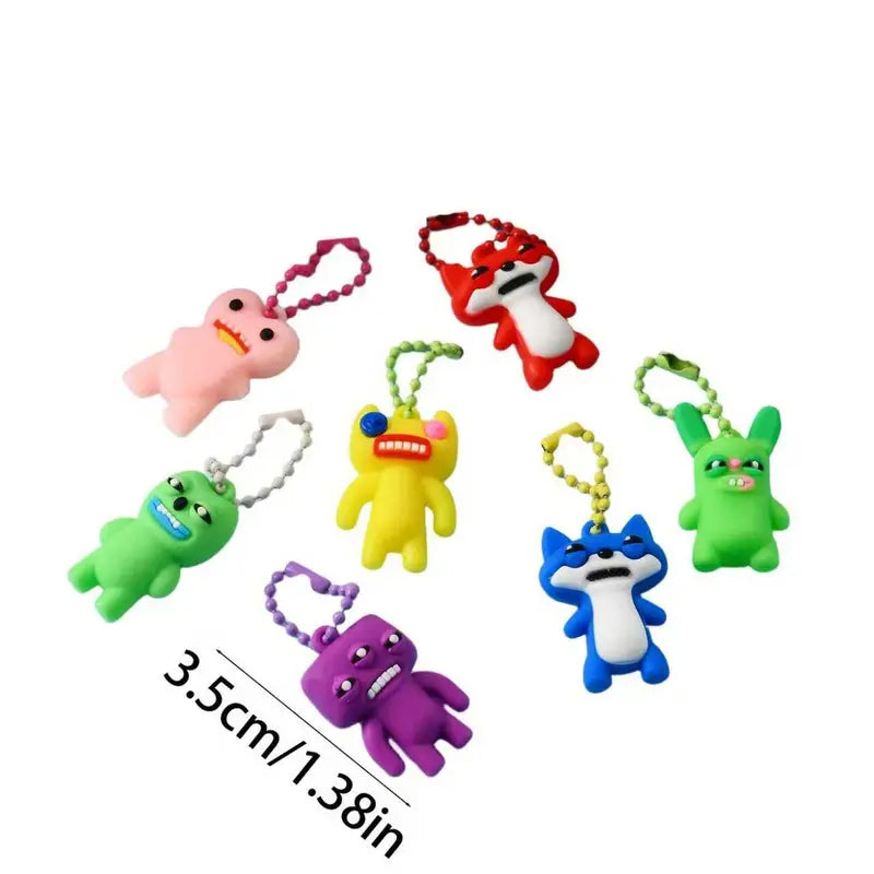 Cute Monster Mini Keychains – Forty-Eight-Piece Bundle original product photo