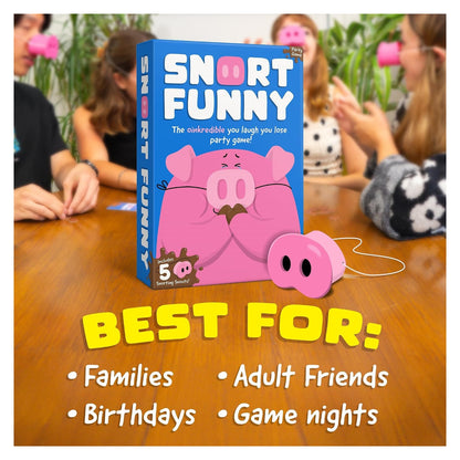 Snort Funny Laugh-You-Lose Family Party Game original product photo