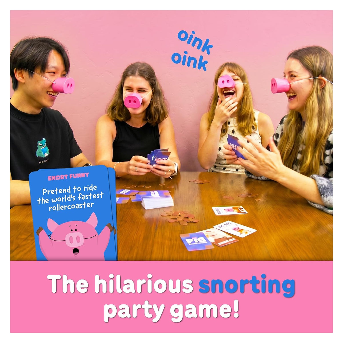 Snort Funny Laugh-You-Lose Family Party Game original product photo