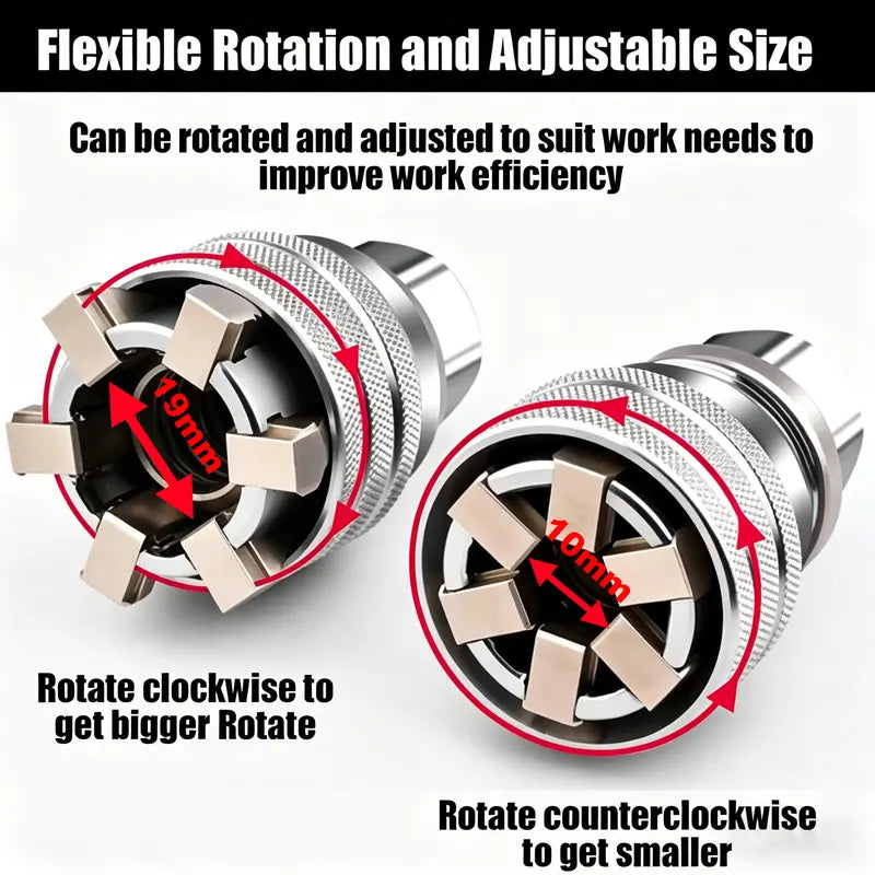 Universal adjustable socket original photo 3