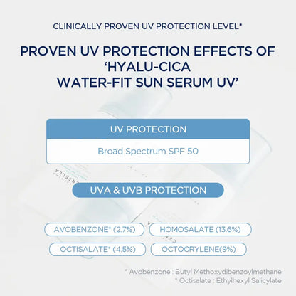 [SKIN1004 Official Shop] Hyalu-Cica Water-Fit Sun Serum UV 50ml (OTC) - original image 4
