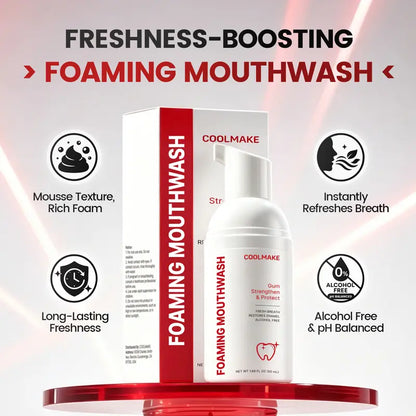 COOLMAKE Foaming Mouthwash – Two Bottles – product view