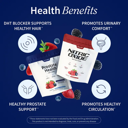 Snap Supplements Prostate Health + Nitric Oxide Chews — Two-Bag Set — original product photo 3