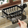 Faucet-Mounted Sink Organizer Rack with Drip Tray