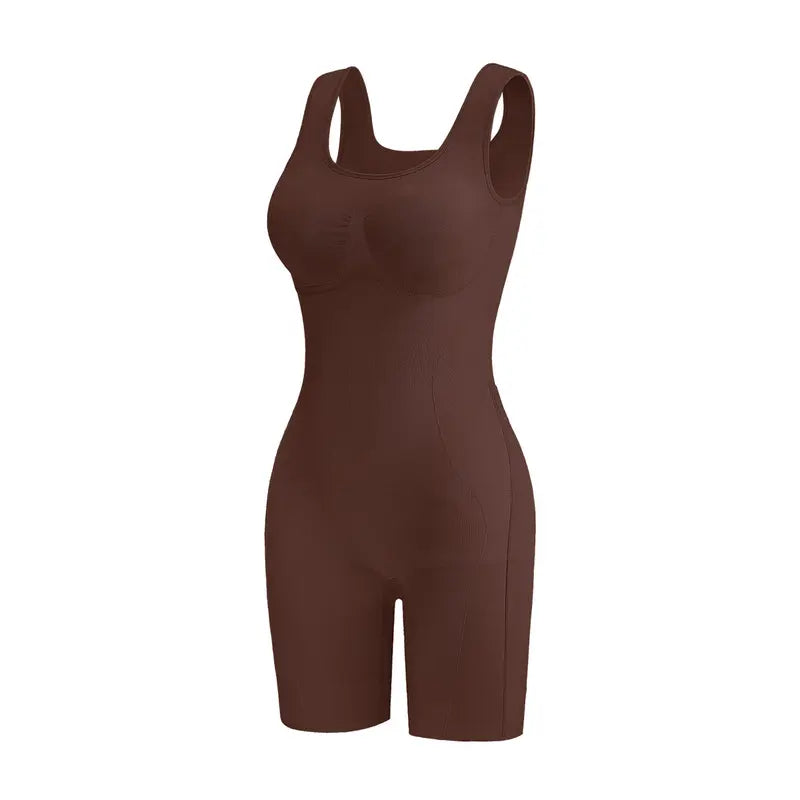 KakaPeople Easy-Off Shaping Bodysuit – Brown