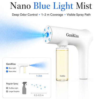 GeniKiss blue-light nano mist sprayer