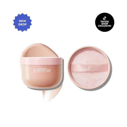 e.l.f. Glimmer & Glow Duo – Two Matching Sets – Halo Glow Body Cream + Glimmer Cloud