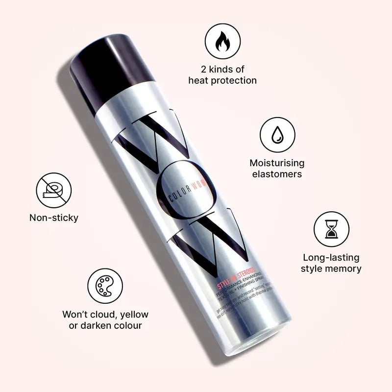 Color Wow Dry Texture Spray | Texturizing Spray for Fine Hair | Volume & Texture Spray | Long-Lasting Style Hold | Heat Protection - original photo 3