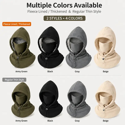 Unisex Cold Weather Fleece Balaclava Ski Mask - original photo 4