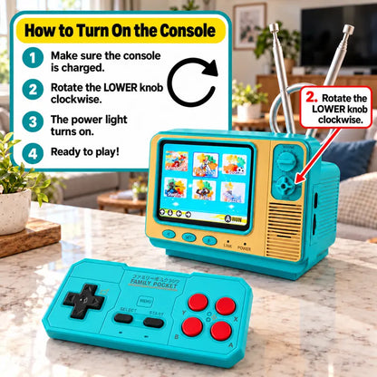 PYBGE GV300 Retro Game Console – product view