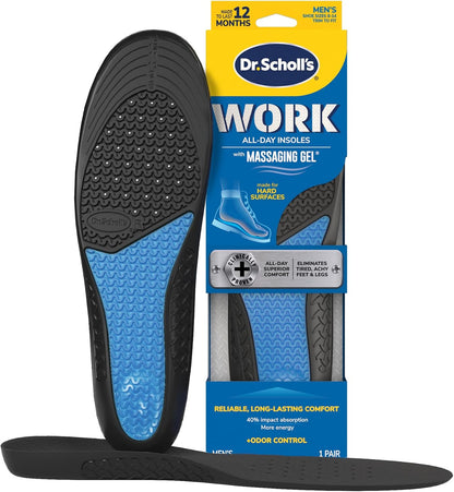 Dr. Scholl's Work Massaging Gel Insoles — 1 Pair — original product view 1