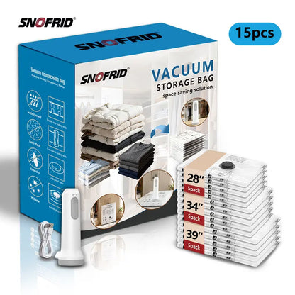 Vacuum storage bag and cordless pump original photo 2