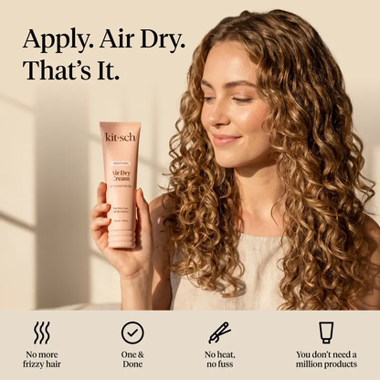 Kitsch Smoothing Air Dry Cream – 148 ml Duo source product image