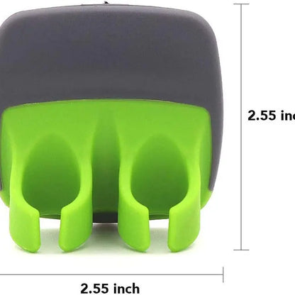 Finger-Grip Palm Vegetable Peelers — 4 Pieces — original product photo 2