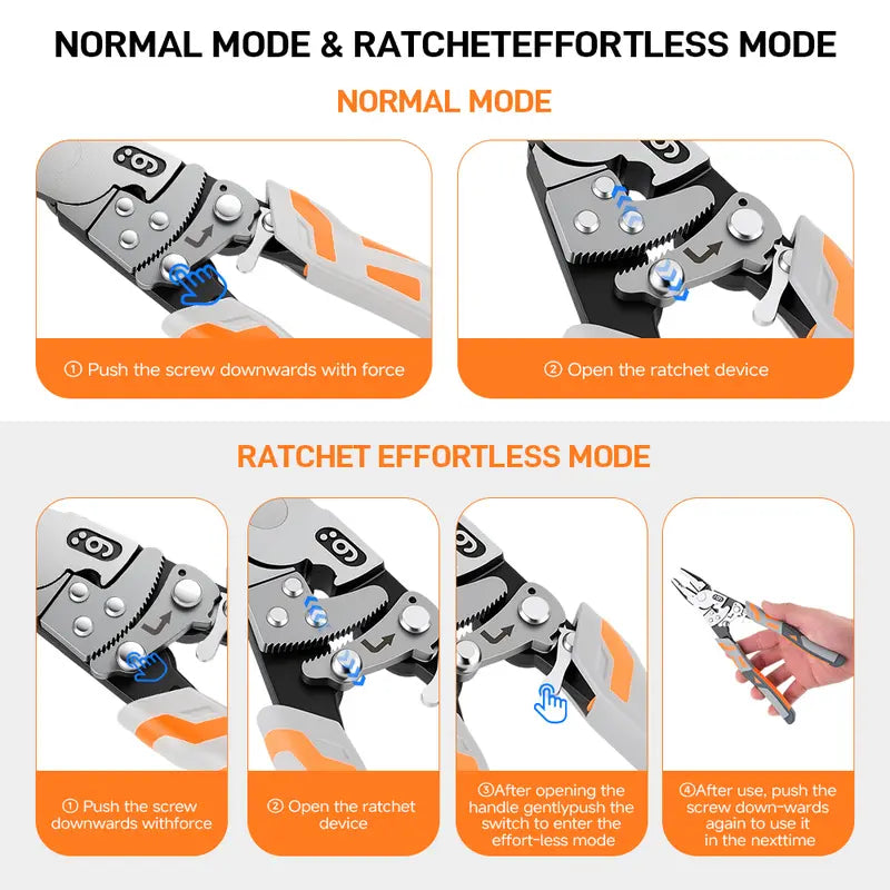 LOZLIN Self-Locking Ratchet Pliers – product view