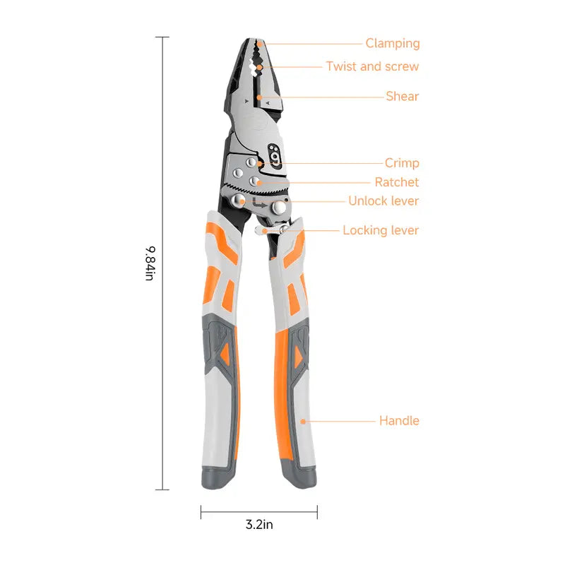 LOZLIN Self-Locking Ratchet Pliers – product view