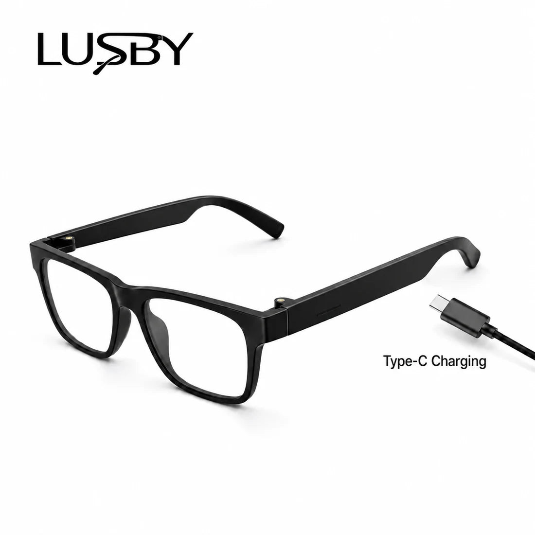 LUSBY Bluetooth Audio Glasses – Without AI – Without AI 