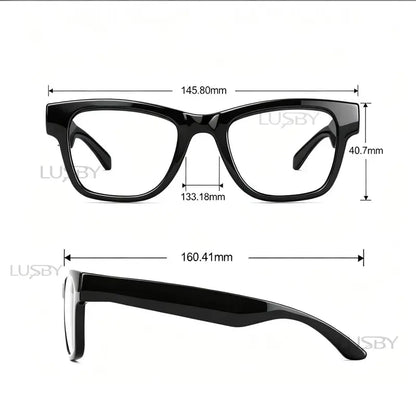LUSBY Bluetooth Audio Glasses – Without AI – product view
