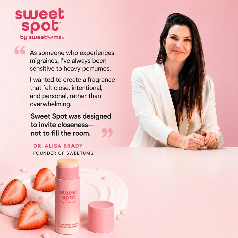Sweetums Sweet Spot Strawberries & Cream Solid Fragrance Duo source product image
