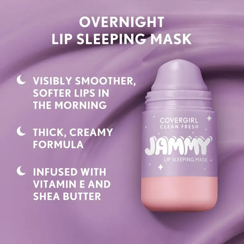 COVERGIRL Clean Fresh Jammy Lip Sleeping Mask – Lavender Duo – product view
