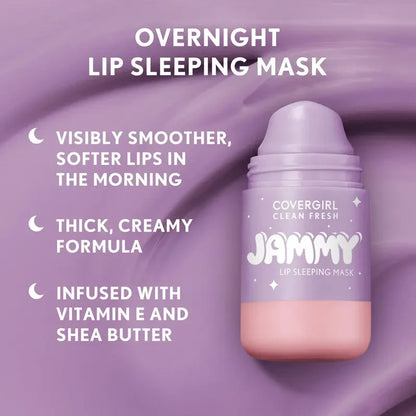 COVERGIRL Clean Fresh Jammy Lip Sleeping Mask – Lavender Duo – product view