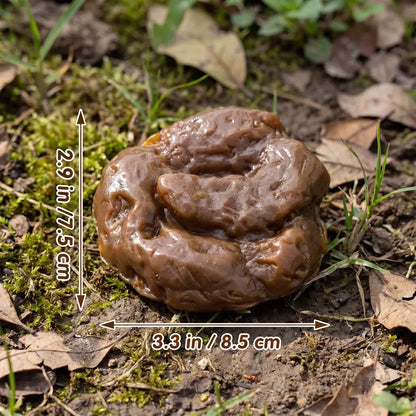 Gejoy Fake Poop 7/8 Pcs Realistic Prank Poop Props Brown Soft Poop Fun Party Supplies Prank Games with Friends Family Classmates Fake Turd Gifts Perfect for Office Pranks Pet Pranks Birthday Funny Gift for Father's Day original gallery 9