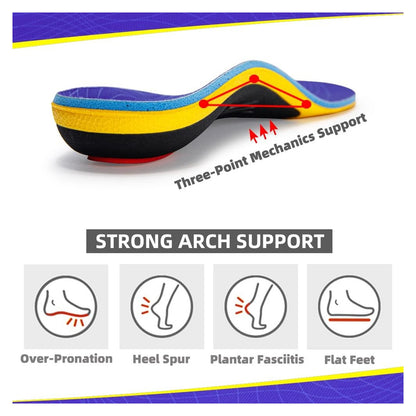 VALSOLE Heavy Duty Support Pain Relief Orthotics - 220+ lbs Plantar Fasciitis High Arch Support Insoles for Men Women, F original product photo