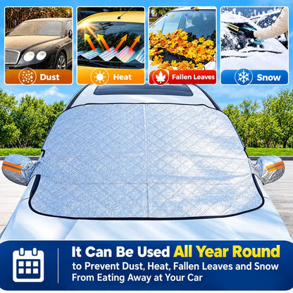 Magnetic Windshield Snow Covers – Choose Your Style original product photo