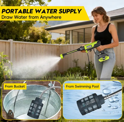 Portable High-Pressure Cordless Washer – Anywhere, Anytime Cleaning Power