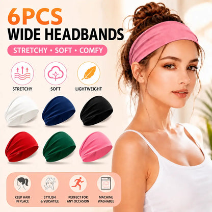 Non-Slip Elastic Sweat Bands for Active Women | Buy 1 Get 1 Free