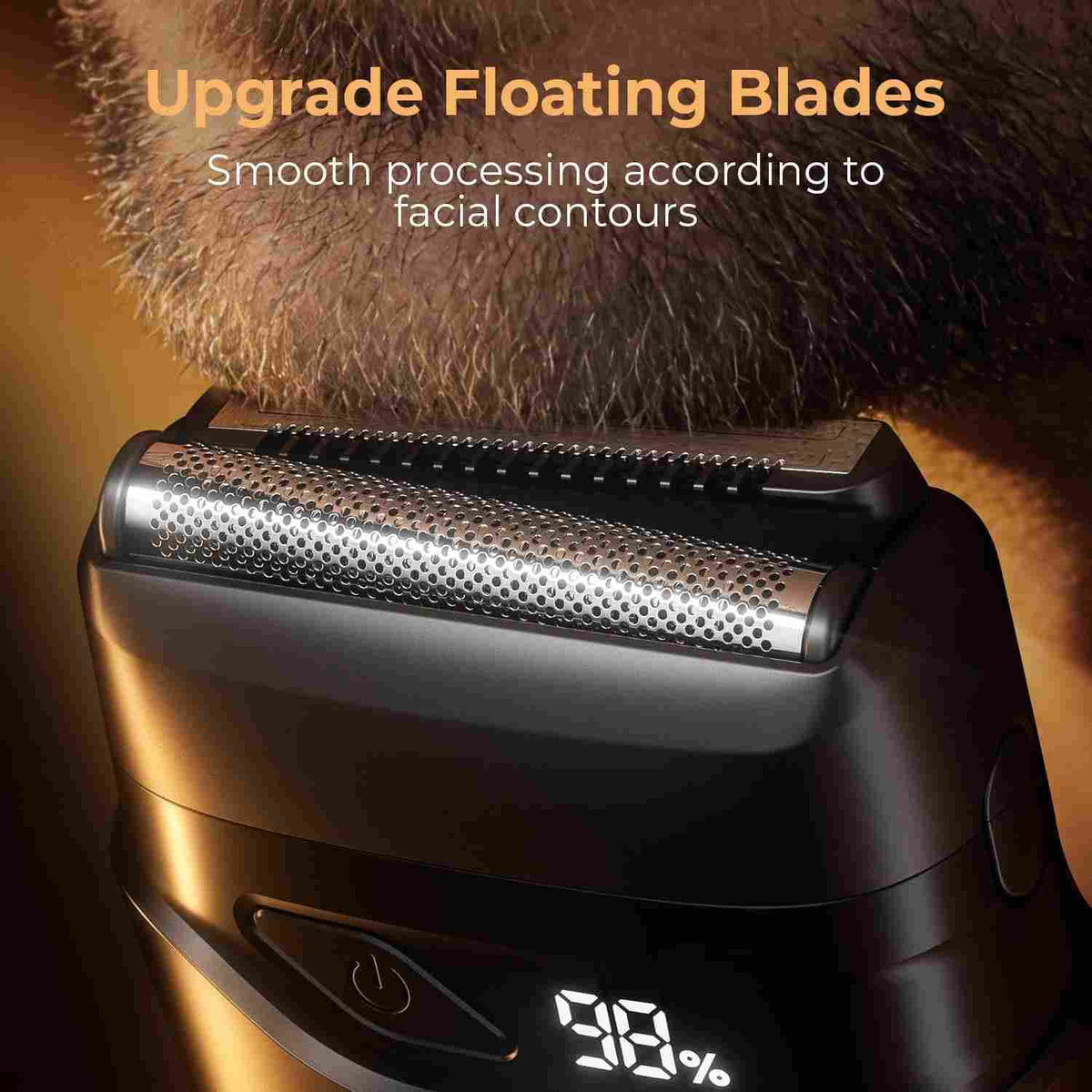 Ultra-Compact Pocket Electric Shaver with Smart LED & Magnetic Cap