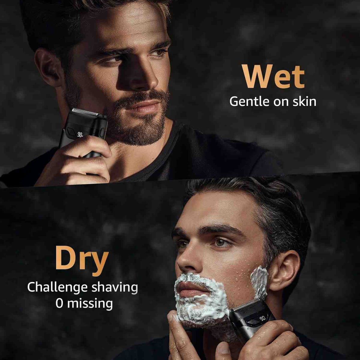 Ultra-Compact Pocket Electric Shaver with Smart LED & Magnetic Cap