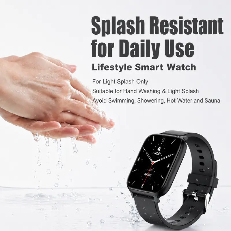 2.01" HD Full Touch Smartwatch for Fitness & Health Tracking