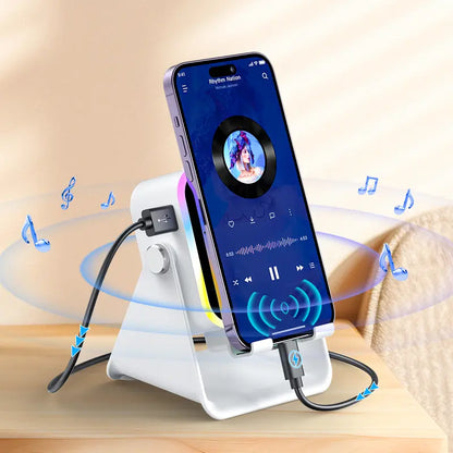 Instant Sensor Speaker Stand & Portable Power Bank – Place & Play Audio!